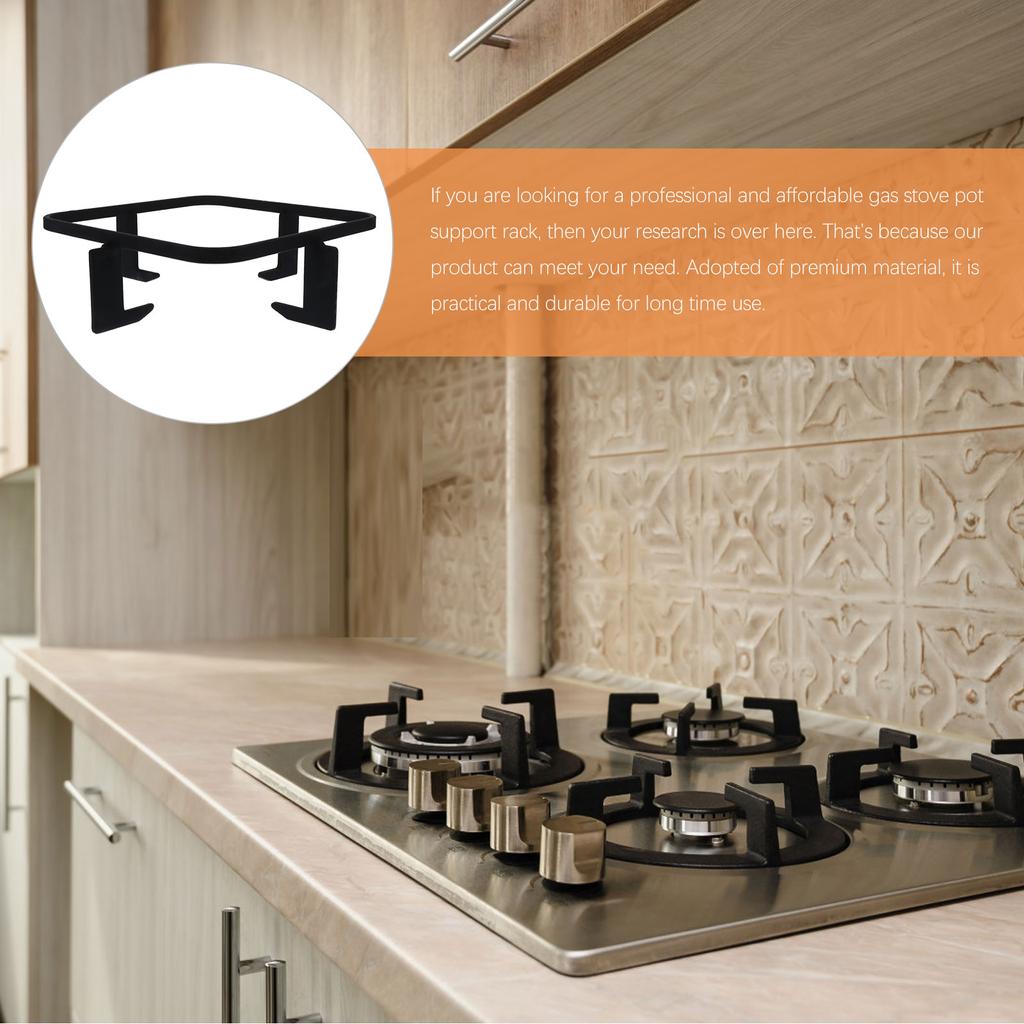 20 7cm Ofen Gasherd Basis Arbeiten auf Wokring für Elektro Gusseisen Pfannenhalter Ständer