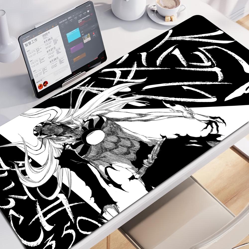 HD Anime Mauspads XXL Bleach Mauspads Kurosaki Ichigo Große Computer Mauspads Gummi Manga PC Gamer Schreibtischunterlage Große Laptop-Matten