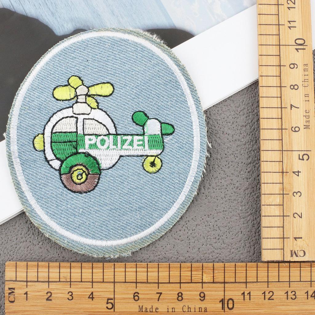 Hot-Selling Cloth Stickers Cartoon Embroidery Stickers Jeans Knee Stickers Ripped Holes Repair Embroidery Label Adhesive Patch Stickers