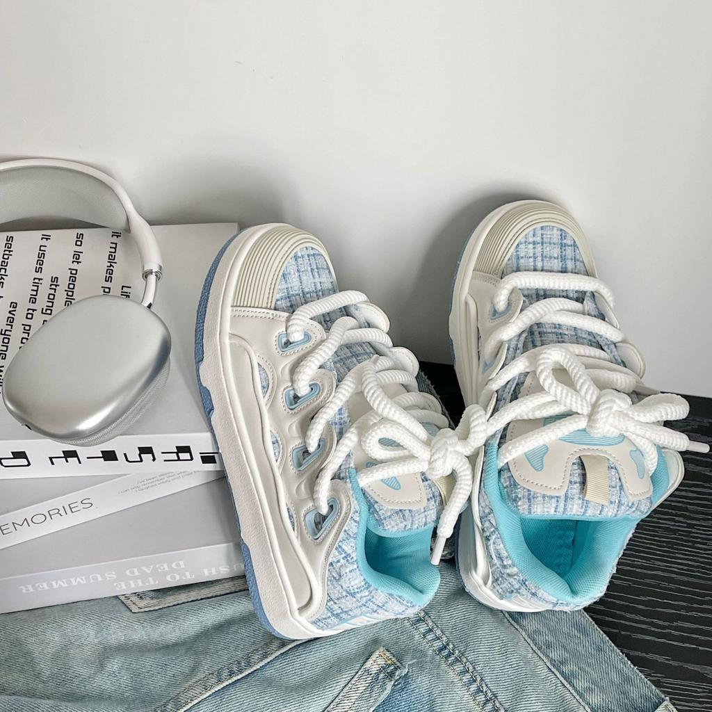 Ins Autumn Street Shot Flat Non-slip Board Shoes Niche Light Student Casual Sports Shoes Single Shoes
