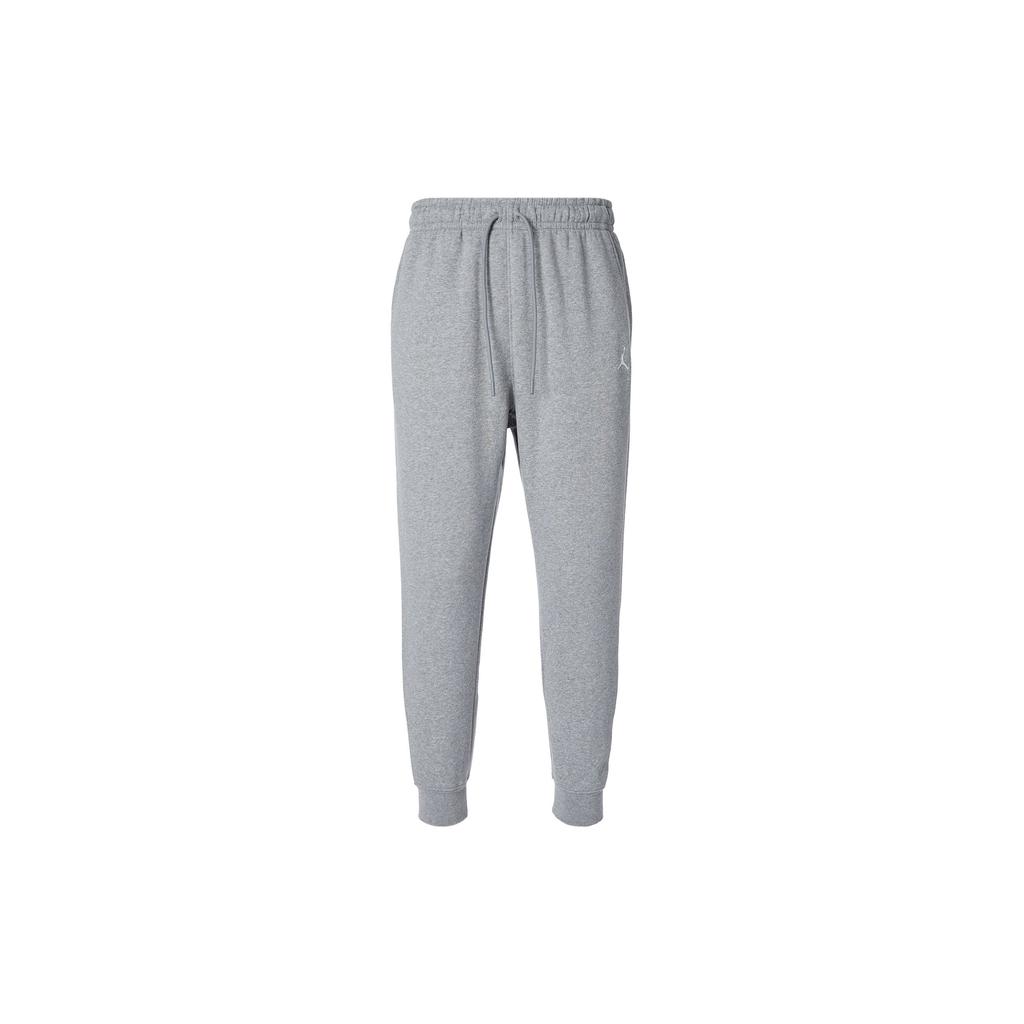 Jordan Solid Color Drawstring Tapered Knit Sweatpants Men Bottoms Grey FJ7780-091