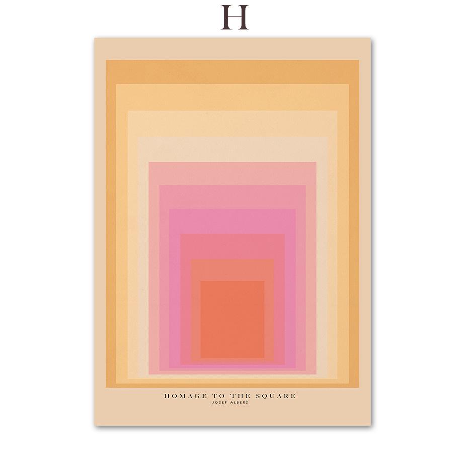 Vintage Flower Market Abstract Line Curve Wall Art Canvas Painting Nordic Posters And Prints Wall Pictures For Living Room Decor