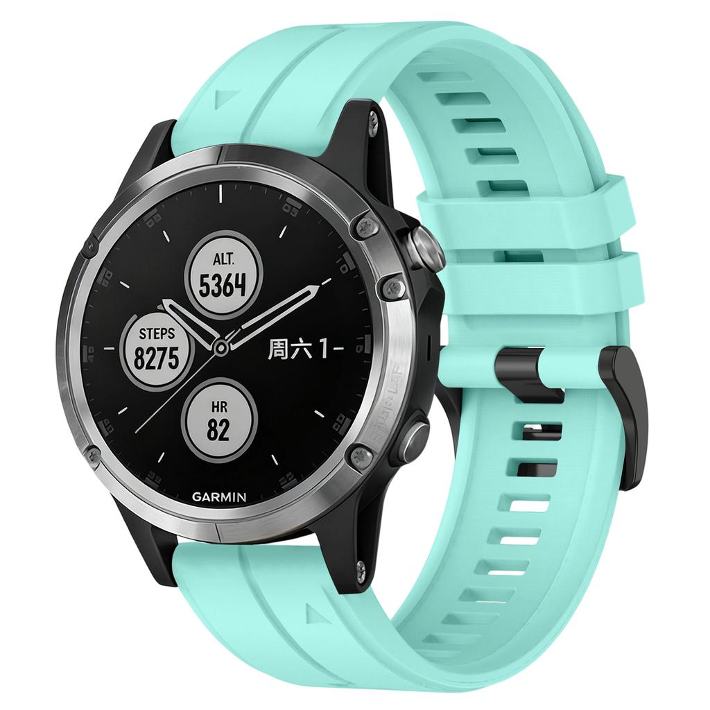 20/22/26mm Quick Fit Band for Garmin Fenix 5/Fenix 8 Pro 47/51MM Light Silicone Sports Watch Strap for 20/22/26mm Quick Fit
