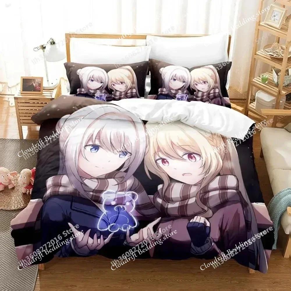 3D Print Madoka Magica Bedding Set Single Twin Full Queen King Size Bed Set Adult Kid Bedroom Duvet Cover Sets