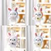Plush Dog Toy Keychain For Girls Cute Animal Bag Charm With Polyester Filling