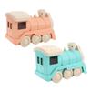 Floating Blowing Ball Small Train Innovative Children Toy Electric Train Toy with Sound Light Music 