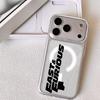 Classic Fast F-Furious Phone Case For iPhone 17 16 15 14 13 12 Pro Max Plus With Magnetic Crystal Clear Case Wireless Charge