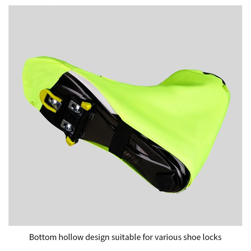 ESLNF Windproof Waterproof Shoe Covers High Visibility Reflective Anti-Slip Reusable Overshoes for Motorcycle Cycling