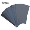 42pcs 120# 3000# Sandpaper Set Abrasive Paper Kit Sanding Sheets Paper Burnishing Tool