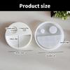 Reusable Round Sturdy Silicone Mould Home Accessory Decoration for Customes Candle Creation Perfect for Gifts