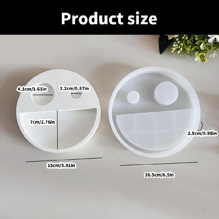 Reusable Round Sturdy Silicone Mould Home Accessory Decoration for Customes Candle Creation Perfect for Gifts