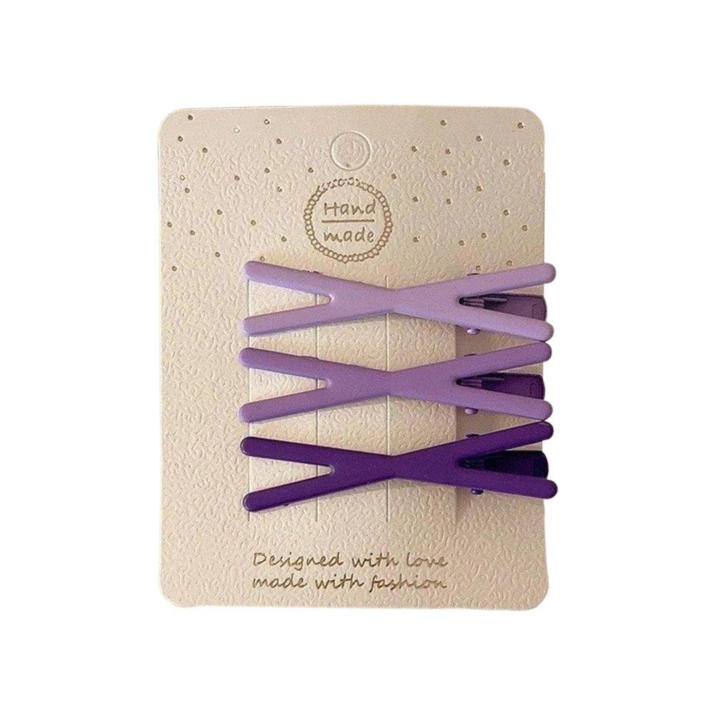 3Pc/Set Cross Hair Clips Geometry Duck Beak Clip Fashion Bang Clip  Hair Styling