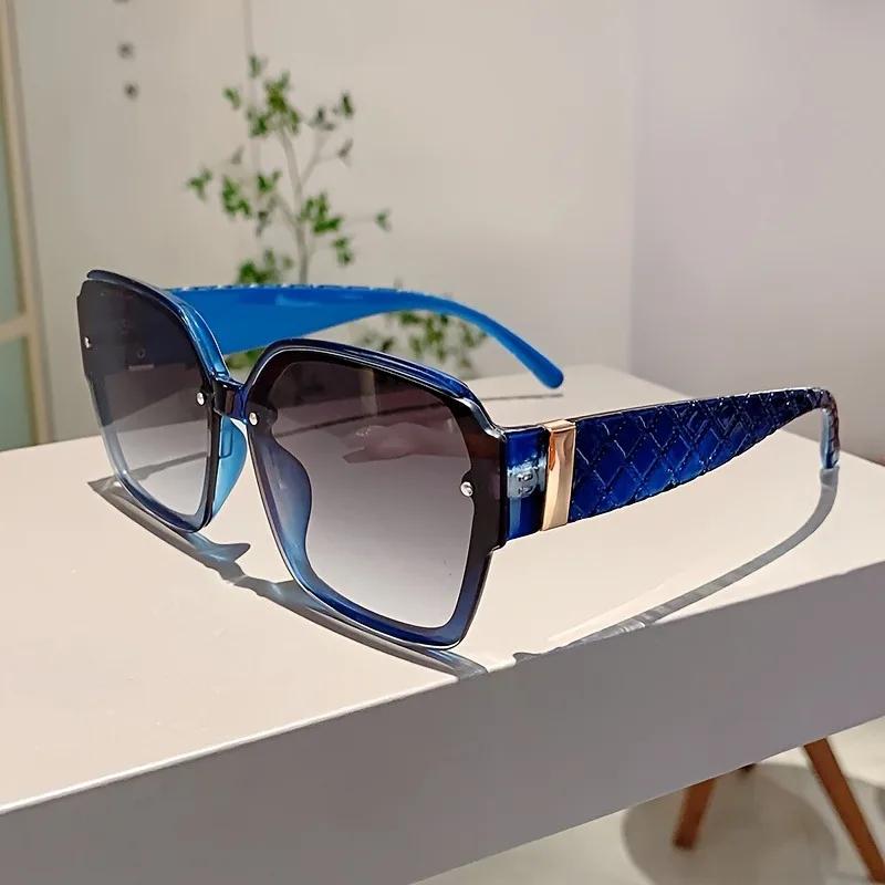 Vintage Luxury Brand Designer Square Big Frame Sunglasses Women For Men Sun Glasses Punk Popular Outdoor Colorful Shades UV400