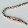 AUGUST ALICE Deep Blue Crystal Line Bracelet_Champagne Gold