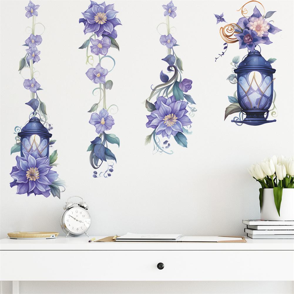 2Pcs Wall Stickers, Bird Wall Decals, Removable Wall Art Decor, Waterproof Stereo Flower Home Decoration For Bedroom, Children's Room, Kindergarten