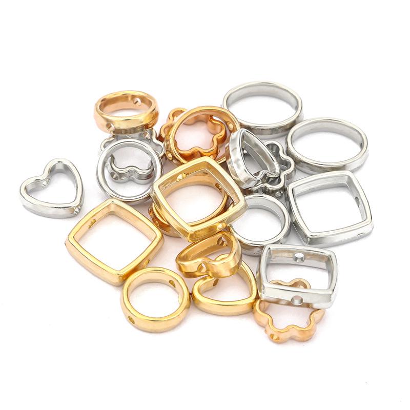 Kunststoff CCB Pflaumenblüten- und Herz-Abstandshalterperlen für DIY-Schmuck - Halskette, Armband, Ohrring-Zubehör.