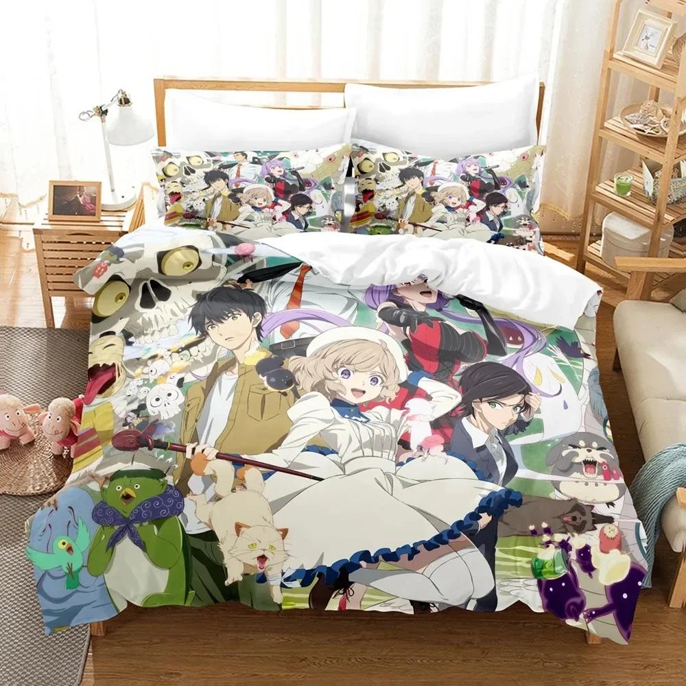 3D Anime InSpectre Fictitious reasoning Bedding Sets Duvet Cover Set With Pillowcase Twin Full Queen King Bedclothes Bed Linen