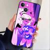 S-Helluva Boss Phone Case For iPhone17,16,15,14,13,12 Plus,Max Soft Silicone Black Cover