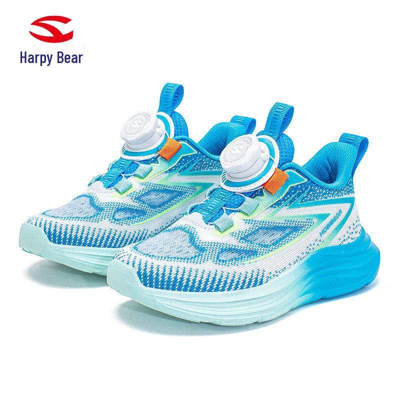 

Happy Bear Boys Spring & Autumn Breathable Double Mesh Running Shoes 30 синій