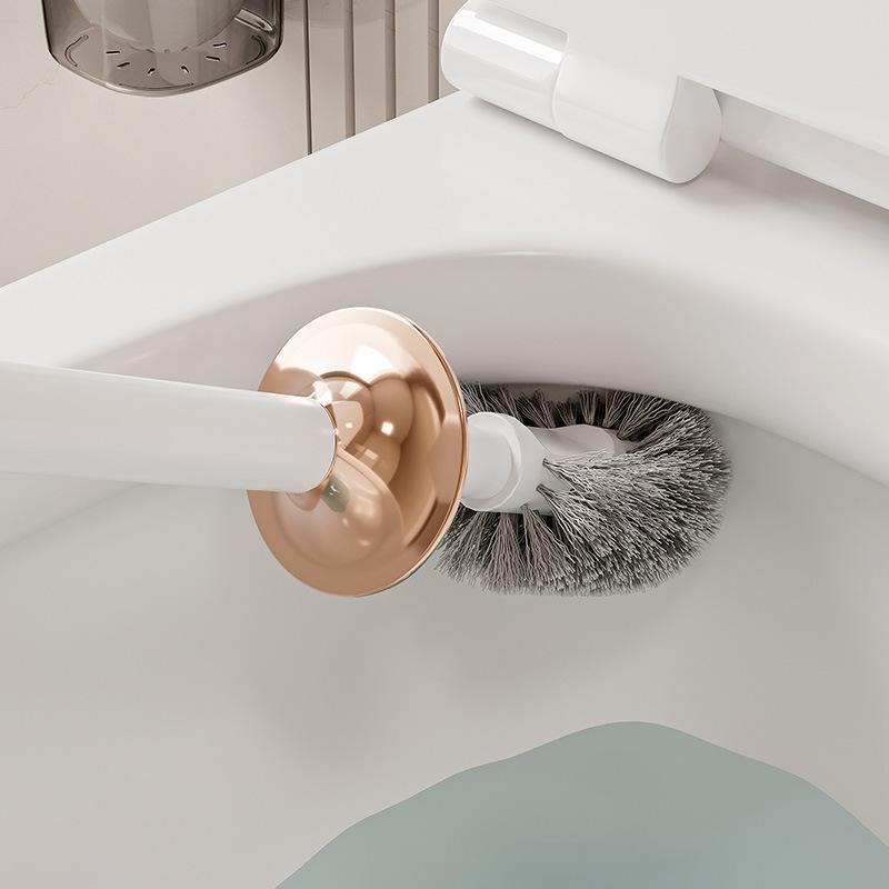 Household Toilet Brush with Holder Long Handled Wall Hanging Toilet Brush WC Cleaning Brush Bathroom Toilet Cleaning Tools