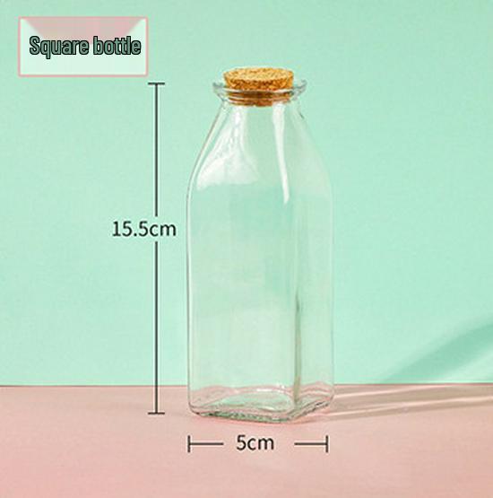 DIY Cork Star Wishing Drift Bottle - Clear Glass Ocean Lucky Star Bottle