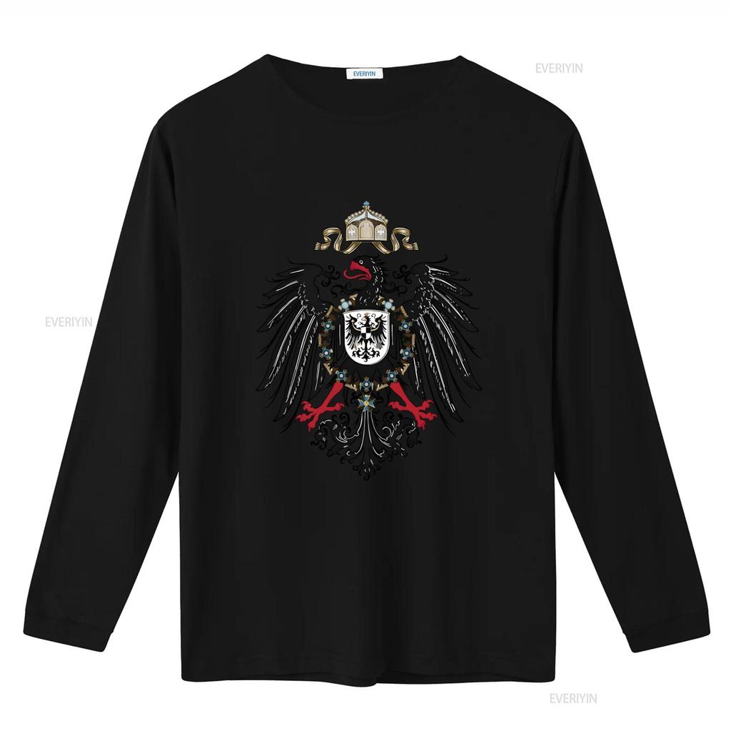 Preußischer Adler T-Shirt Deutschland Souveränitätszeichen Druck Einzigartiges Design für Männer und Frauen vintage Gewaschen Vielseitig Stilvoll Lässig