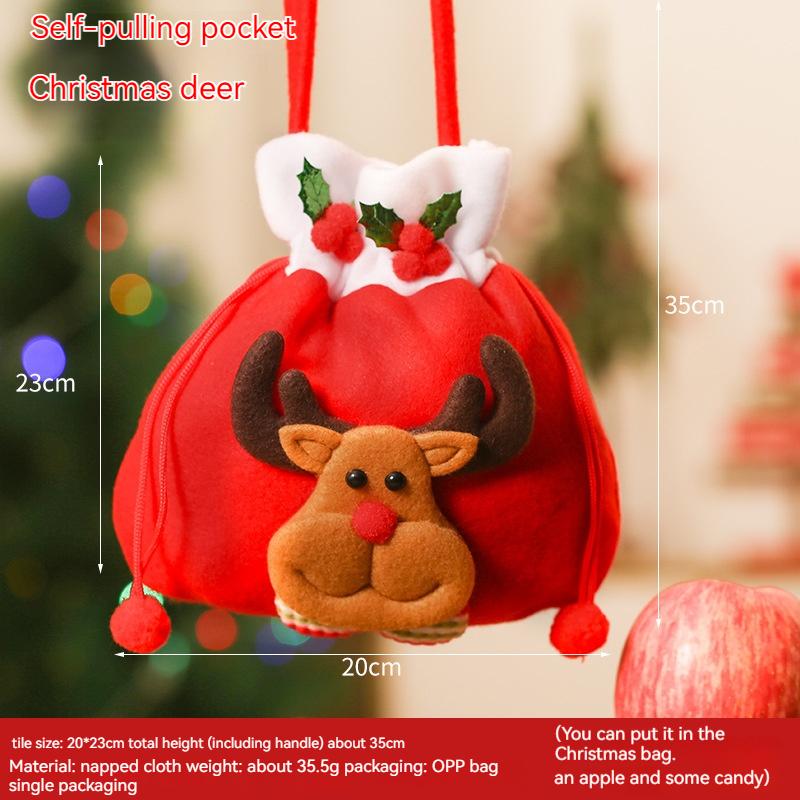 

50 шт. рождественские украшения Рождественская елка подвесной орнамент Рождественские подарочные пакеты украшение дома 1PCS