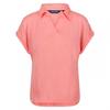 Womens/Ladies Plain V Neck Polo Shirt