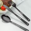 Juego de Cubiertos Acero Inoxidable Portátil Cubiertos Cuchillo de Cena Tenedor Cuchara 1 Juego Con Bolsa de Almacenamiento Adecuado Para Viajes Camping Cubiertos