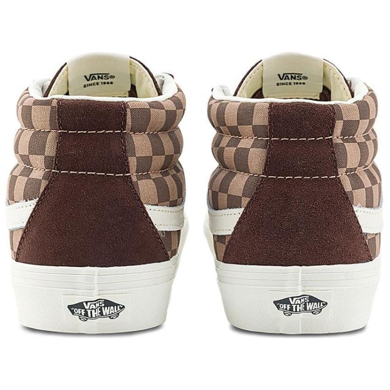 Vans SK8 Mid Top Skateboard Shoes Unisex Coffee Sneakers VN000XIIBS8