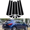 10Pcs Glossy Black Car Window Door Pillar Posts Trim B C Column Cover Stickers Decal For Nissan Murano 2003-2005 2006 2007 2008