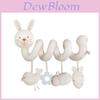 Elephants Rabbits Cotton Baby Teething Rattle With Visual Stimuli And Sensory Exploration For Early Development