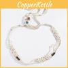 Ethnic Bohemian Woven Waist Rope With Resin Beads And Natural Bamboo Elements For Festival Wear
