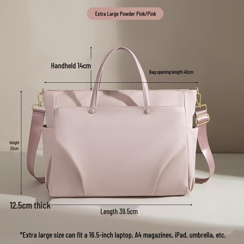 Damen Laptoptasche: 15,6-Zoll-Aktentasche mit großer Kapazität, zum Umhängen und als Crossbody-Tasche