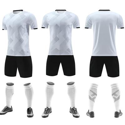 Football Suit Men'S Short Sleeve Teen Student Breathable Speed Adult Children'S Football Suit Training Team Suit Competition Suit