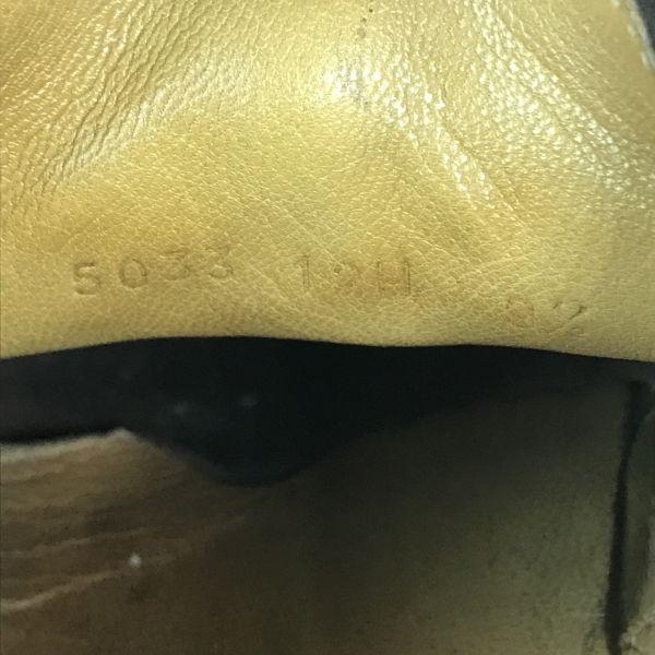 PARABOOT Suede Leather Goodyear Welt Plain Toe Shoes Size 9.5 28.0cm Brown Dress Shoes(USED)