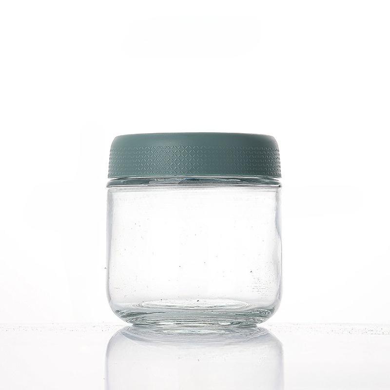 Kitchen Sealed Jar Coffee Bean Storage Bottle Kitchen Food Grain Tea Glass Jar Fresh Storage Jar Oats Grain Storage Jar Bottle