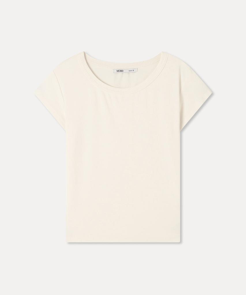 MIXXO Round Neck Short Sleeve T-Shirt Re Hwg55Ss_Miwhwg74Qs
