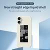 For iPhone 17 Case Stitching Photos Pattern Printing Straight Edge TPU Phone Back Cover