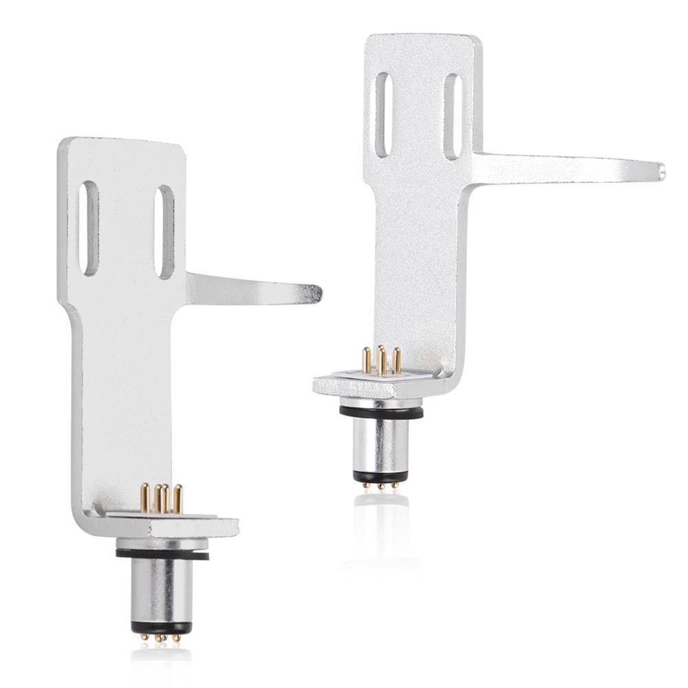 Complete Set with 4 Cables Phono Cartridge Headshell for Turntable Maintenance and Repair