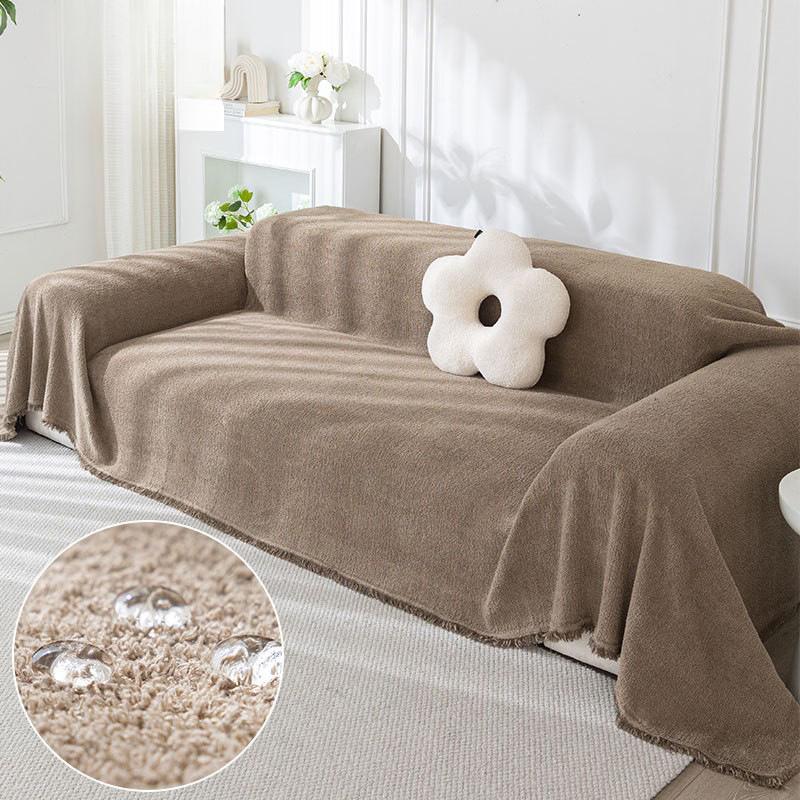 

Водонепроницаемое устойчивое к пятнам полотенце для дивана Four Seasons Universal French Simplicity однотонная подушка для дивана, полный комплект подушек и одеял 180-130cm
