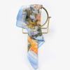 Silk Scarf Versatile Print 53 * 53 Square Scarf Summer Temperament Scarf Women's Gift
