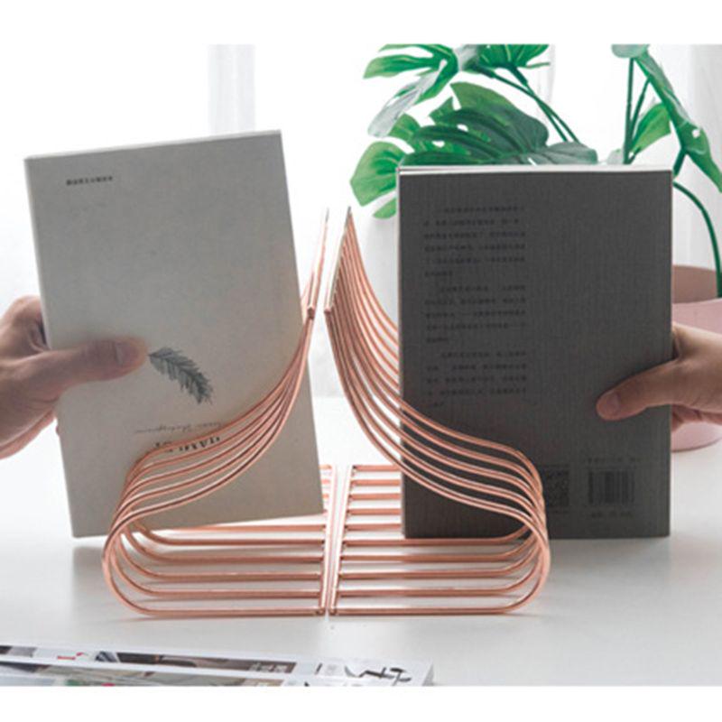 10 Fächer Aktenregal Bücherständer Buchstütze Schmiedeeisen Organizer Büro Zuhause