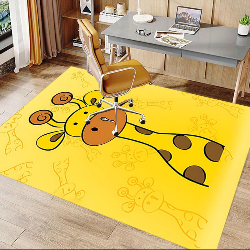 1PC giraffe pattern Extra Large Non Slip Floor carpet, Office, family, bedroom Large Area Rug Indoor Rugs, Vibrant Colors