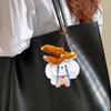Fluffy Mushroom Rabbit Elf Charm Lifelike Rabbit Elf Keychain Cute Mushroom Bag Pendant  Home Decor