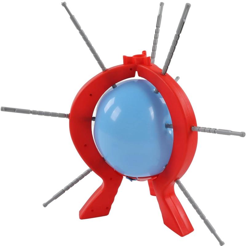 Balloon Pop Game, Tabletop Balloon Game for Kids, Interactive Balloons Prick Toy for Kids, Fun Family Party Tabletop Game with 9 Balloons, 9 Sticks,