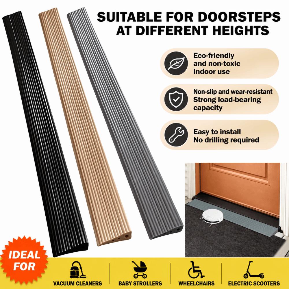 1M Silicone Threshold Ramp Bendable Water Barrier  Room Threshold Bridge