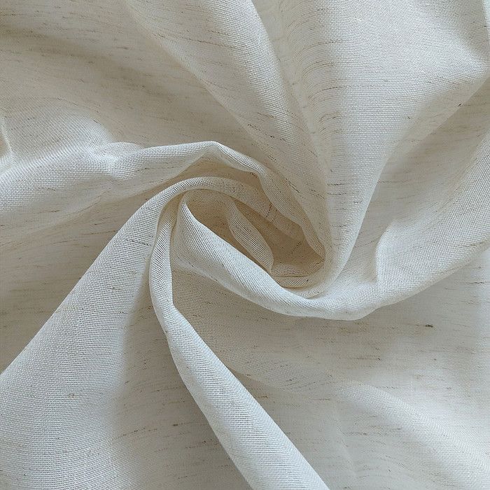 Paire de brise bise lin 60x160 cm LINEN naturel, par Soleil d'Ocre