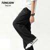 TonLion Men's Ice Silk Straight Wide-Leg Cool-Touch Casual Pants