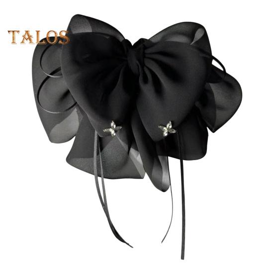 

Заколка для волос с прочным креплением, в форме банта, декоративная заколка для волос с искусственным жемчугом, зажим для волос в виде акулы E